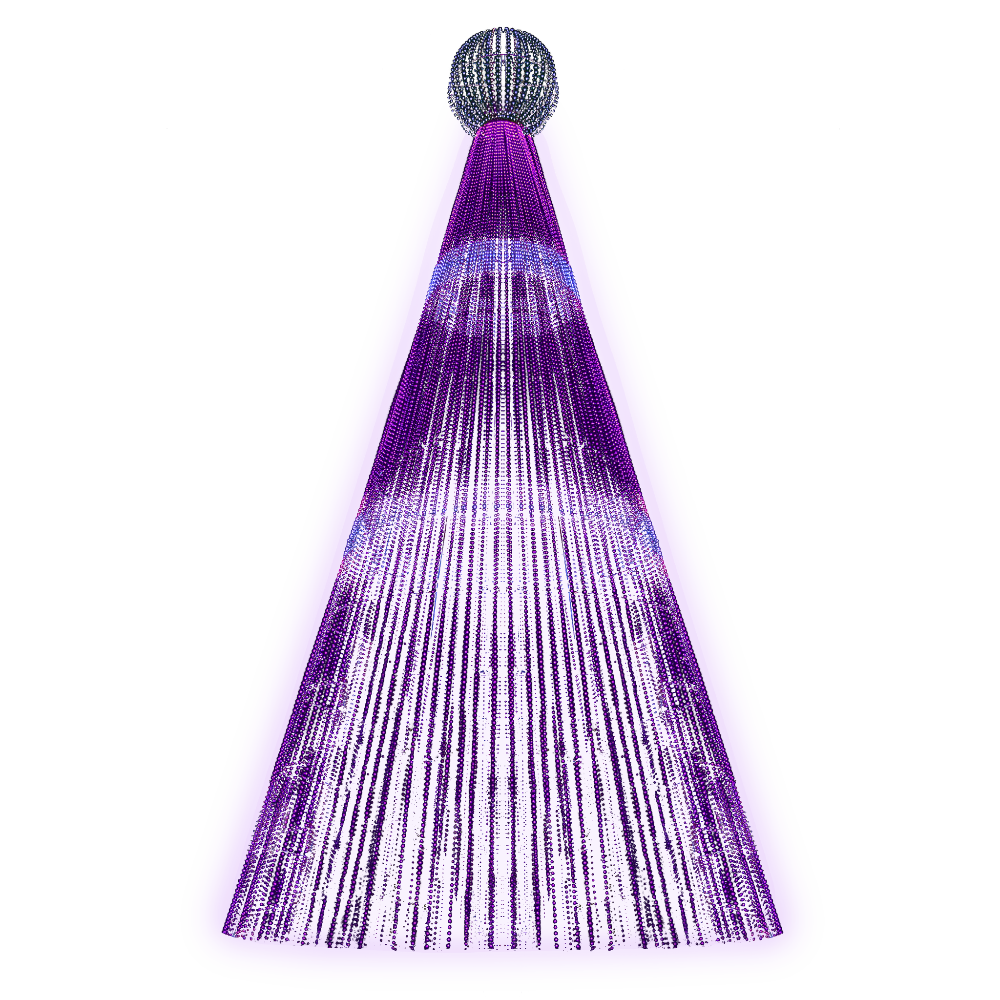 RGB Mega Tree - 58ft – Artistic Holiday Designs