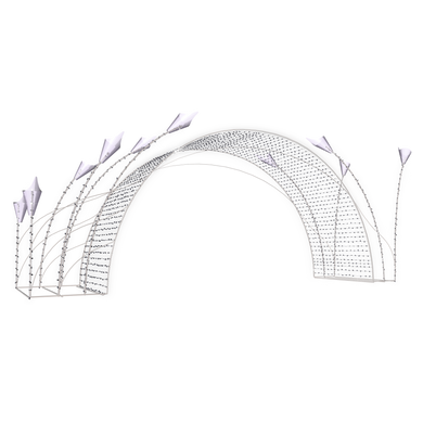 Fairytale Arch - 8.2ft - artistic-holiday-designs