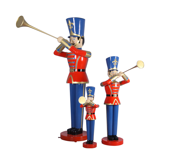 Trumpet Soldiers in 9ft, 6ft and 4ft size
