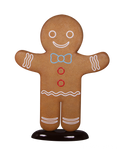 6ft Gingerbread Man Statue