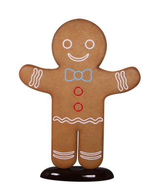 6ft Gingerbread Man Statue