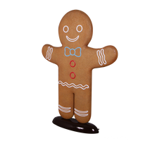 6ft Gingerbread Man Figurine
