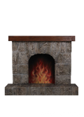 Fireplace Display Prop