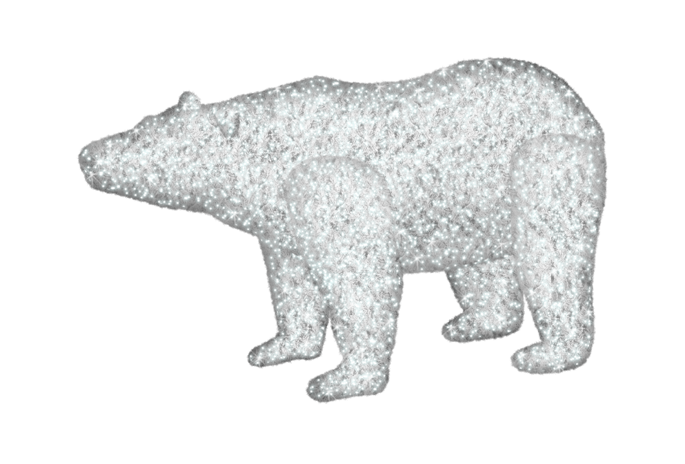 polar bear light display