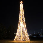 Double Cone Tree (warm white) - 32ft