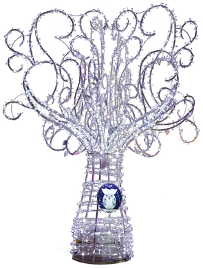 Pure White Magic Tree with LED lights