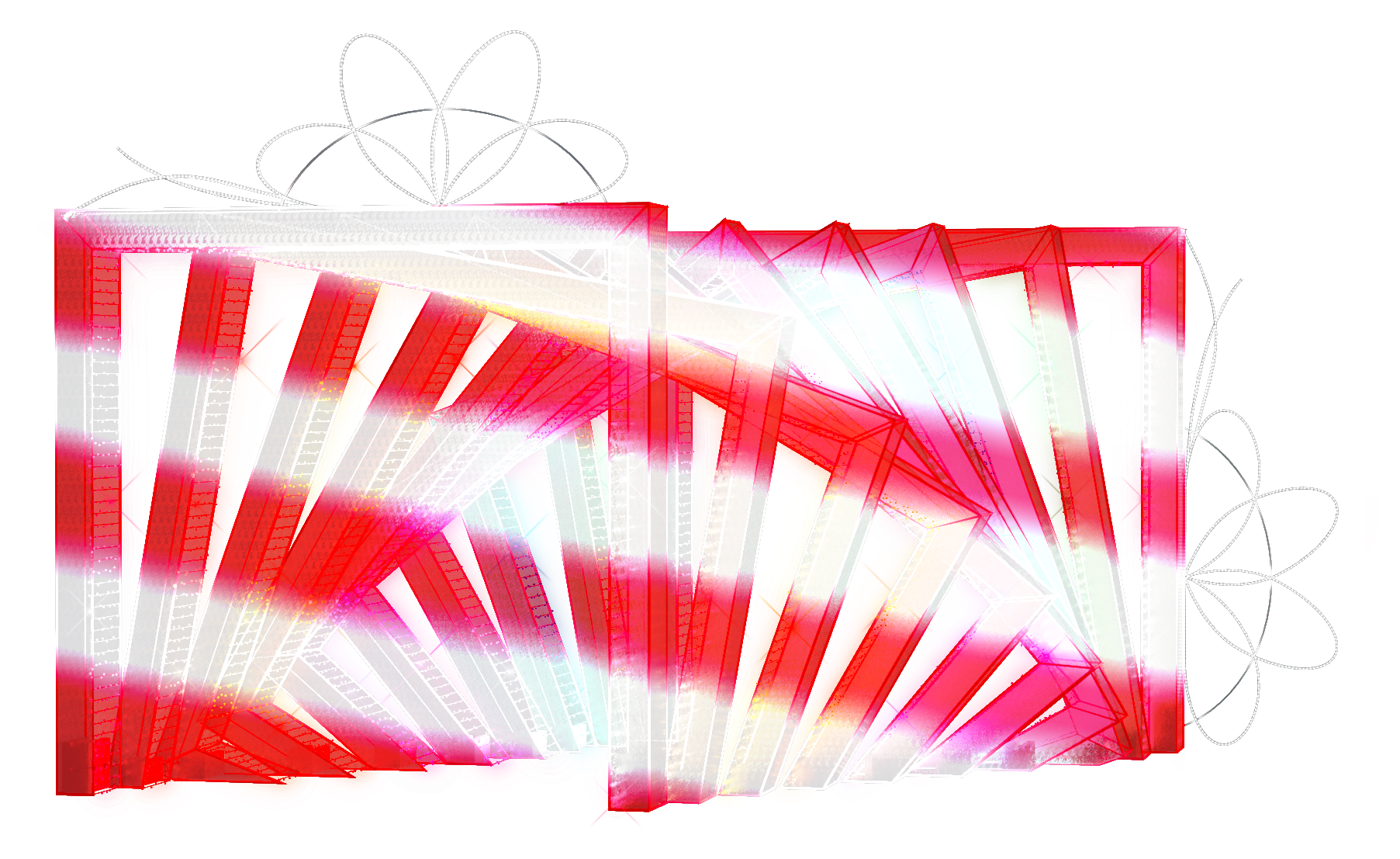 RGB tunnel to walk thru that changes color