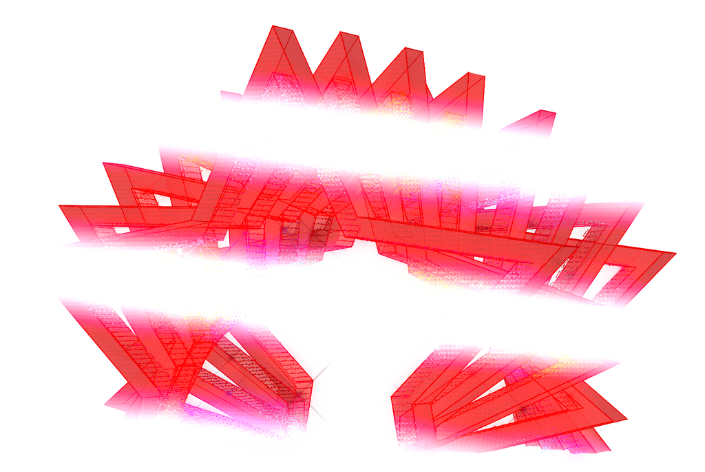 RGB Star Tunnel Walk Thru that changes color