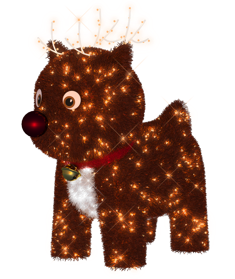 Lighted Baby Reindeer