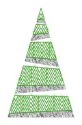 e-deco 2D Green Tree - 6.5ft