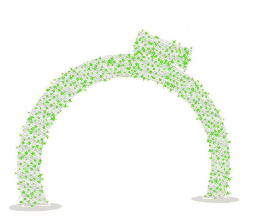 2D Ornament Arch Walk Thru