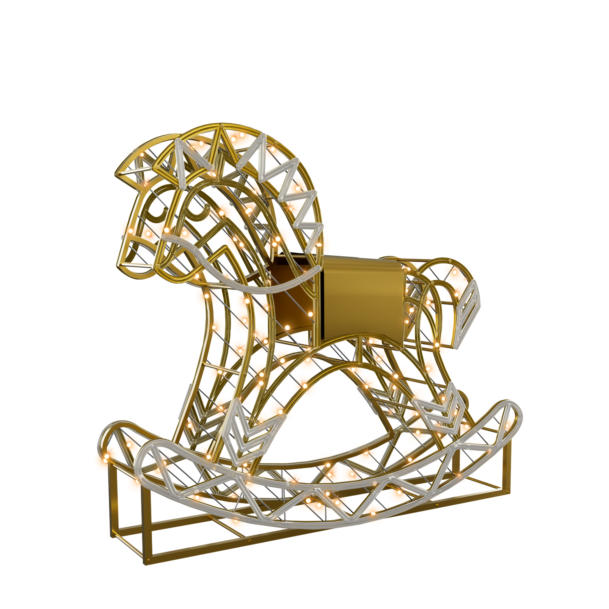 Rocking Horse Photo Op holiday decoration