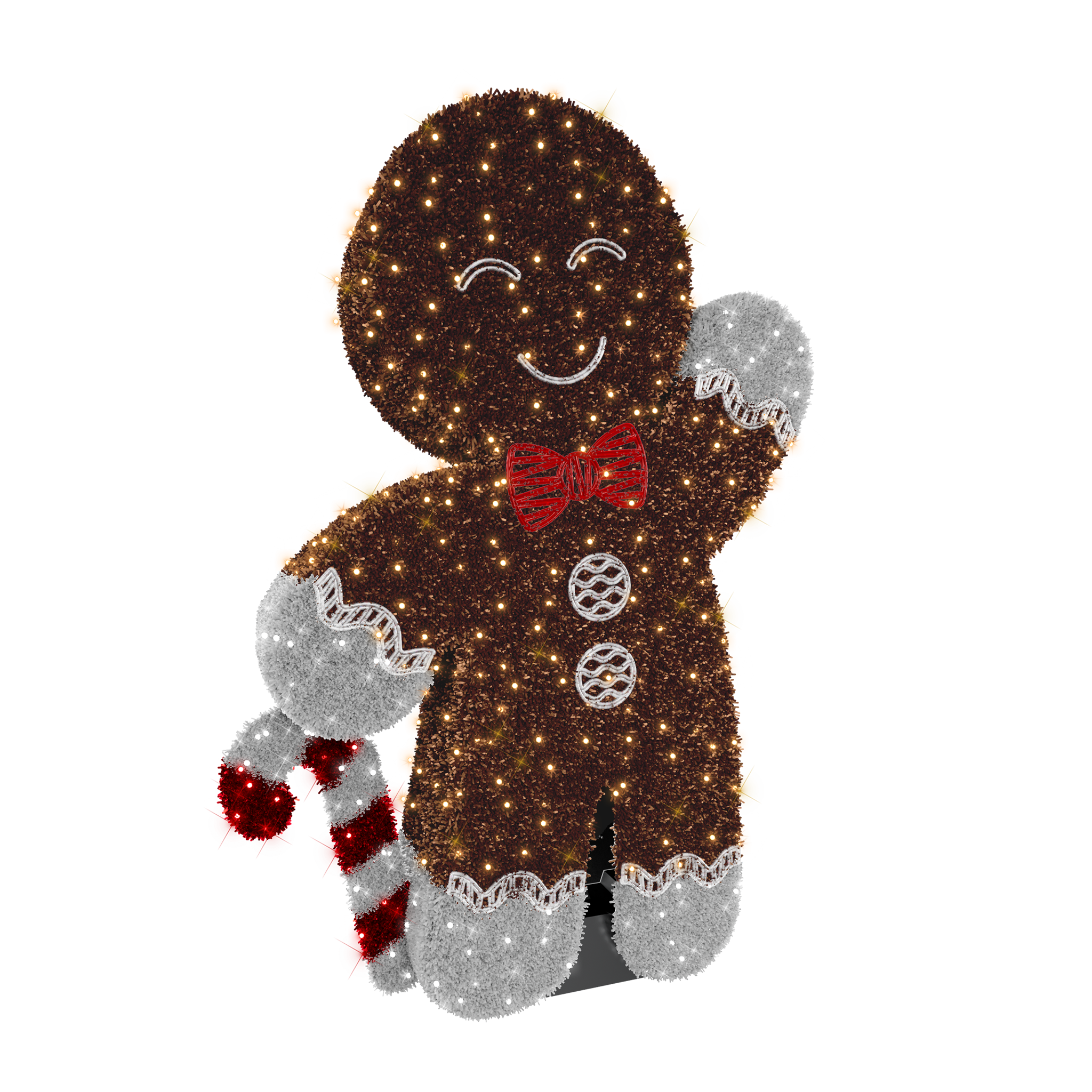 Giant gingerbread man for holiday display
