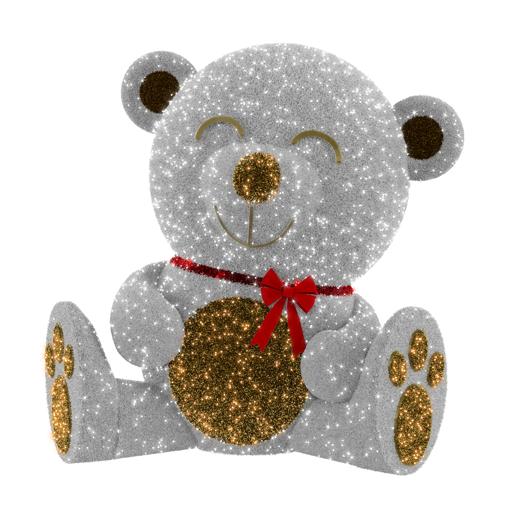 Loving Bear is a large teddy bear holiday display