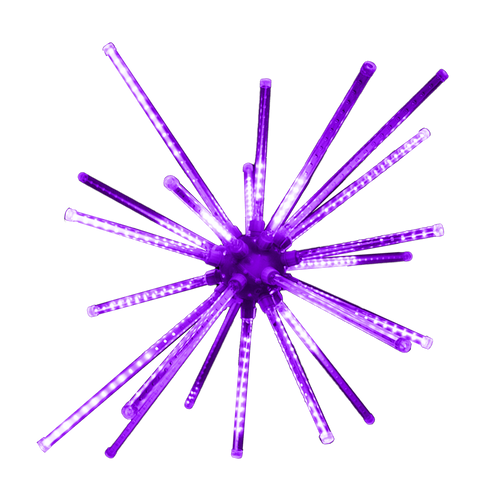 28 inch purple meteor burst