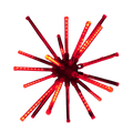 28 inch red meteor burst