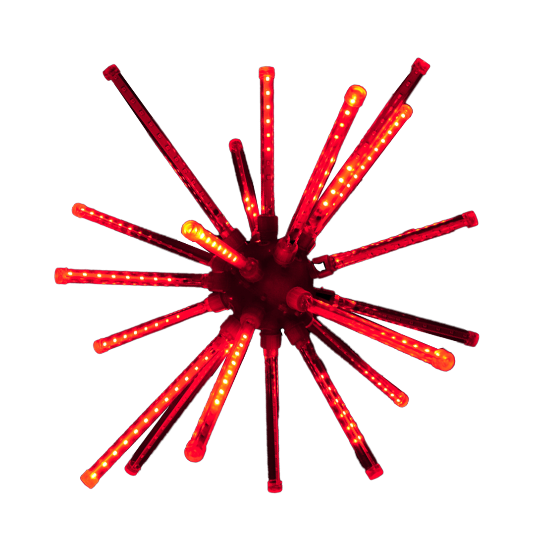 28 inch red meteor burst