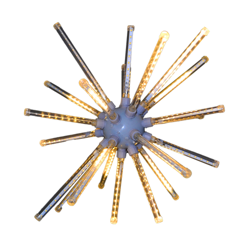 28 inch warm white meteor burst
