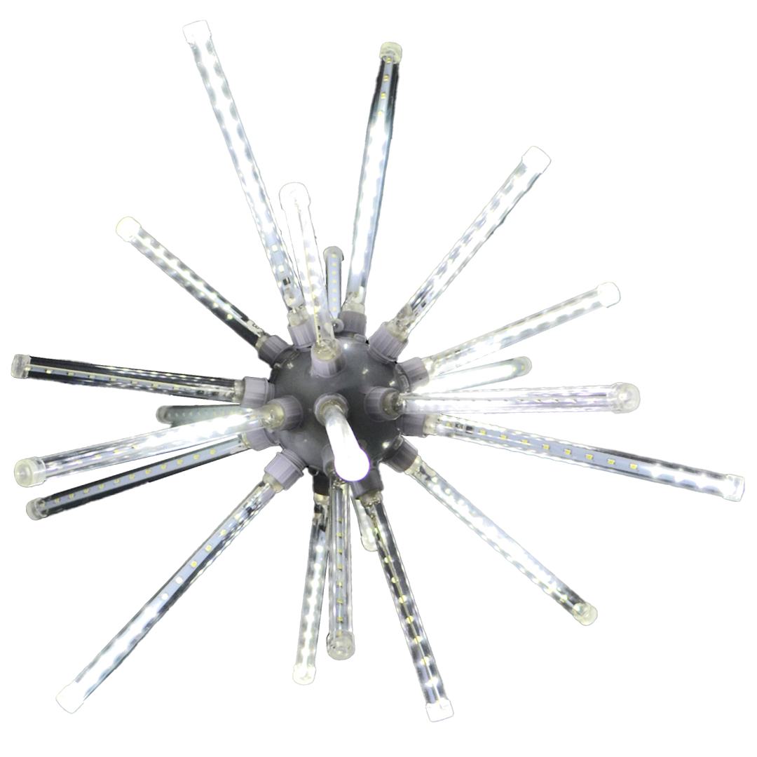 40 inch pure white meteor burst
