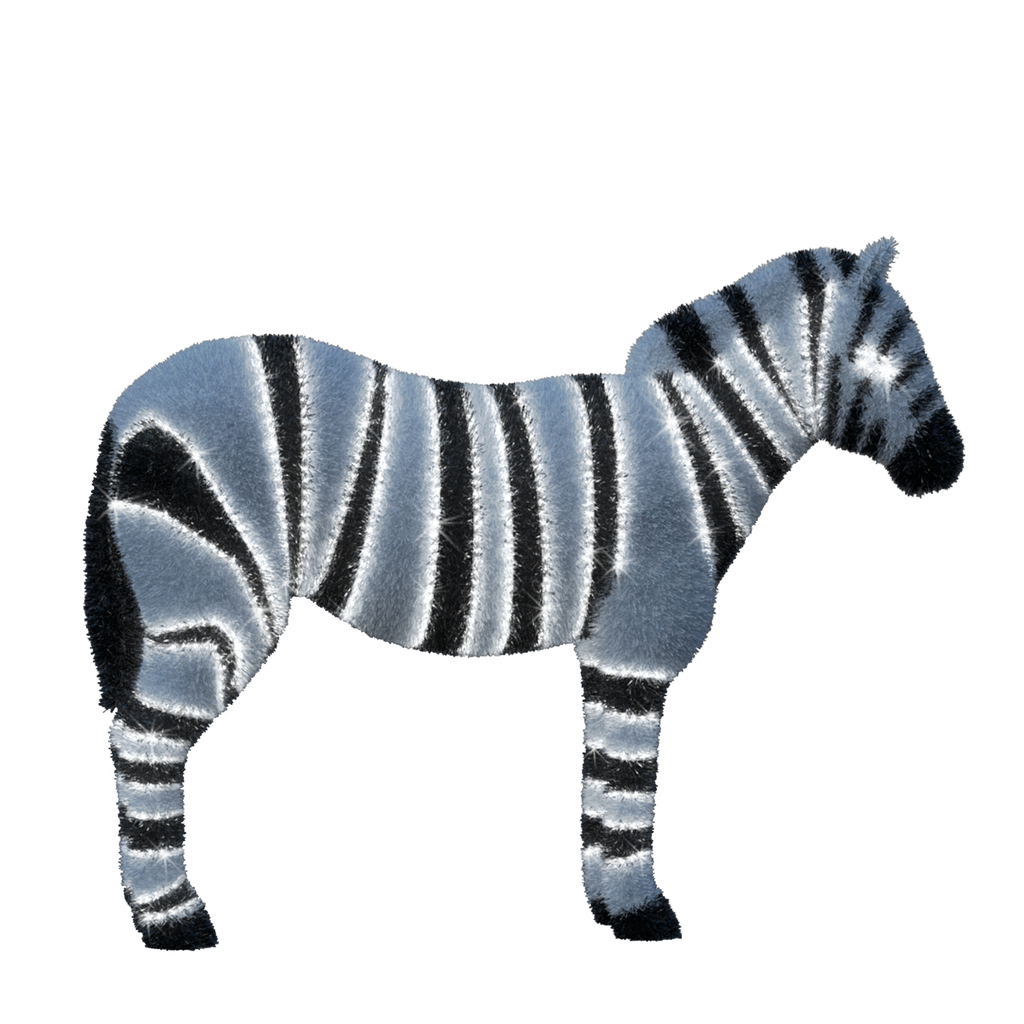 3D large lighted zebra display for zoos