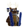 Giant Skiing Reindeer