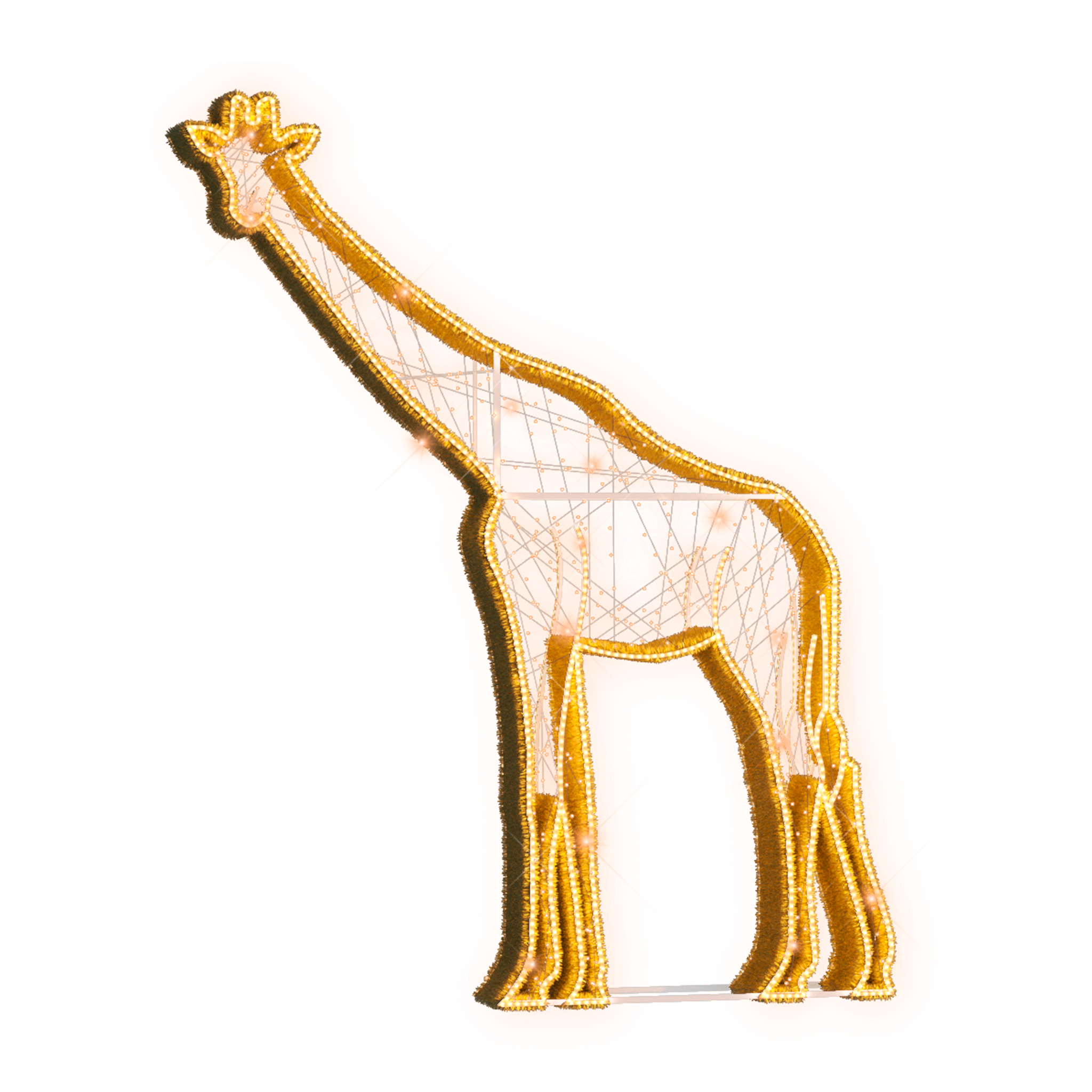 Majestic Giraffe large lighted display