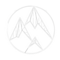Ski Mountain Suspension lighted decoration