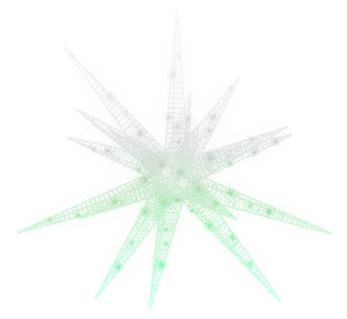 Infinity Starburst is a large light display
