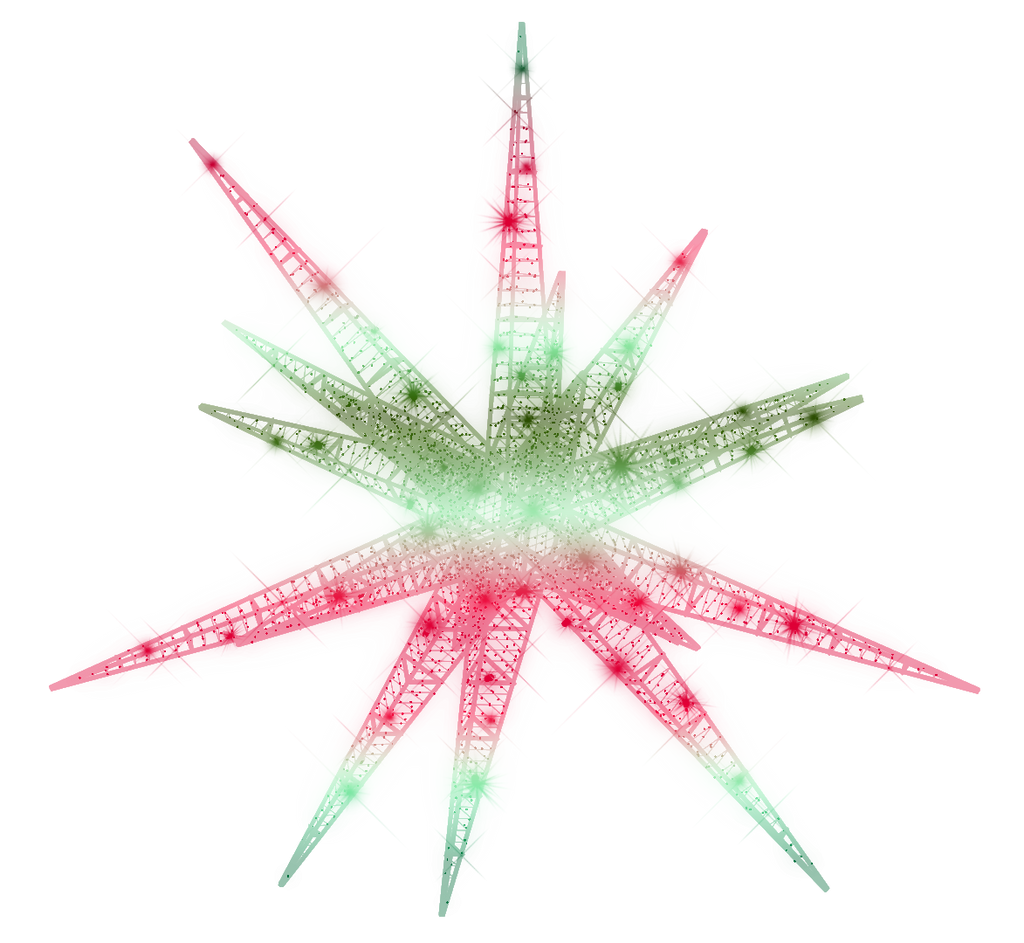Twinkly Pro lights up this large starburst