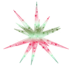 Twinkly Pro lights up this large starburst