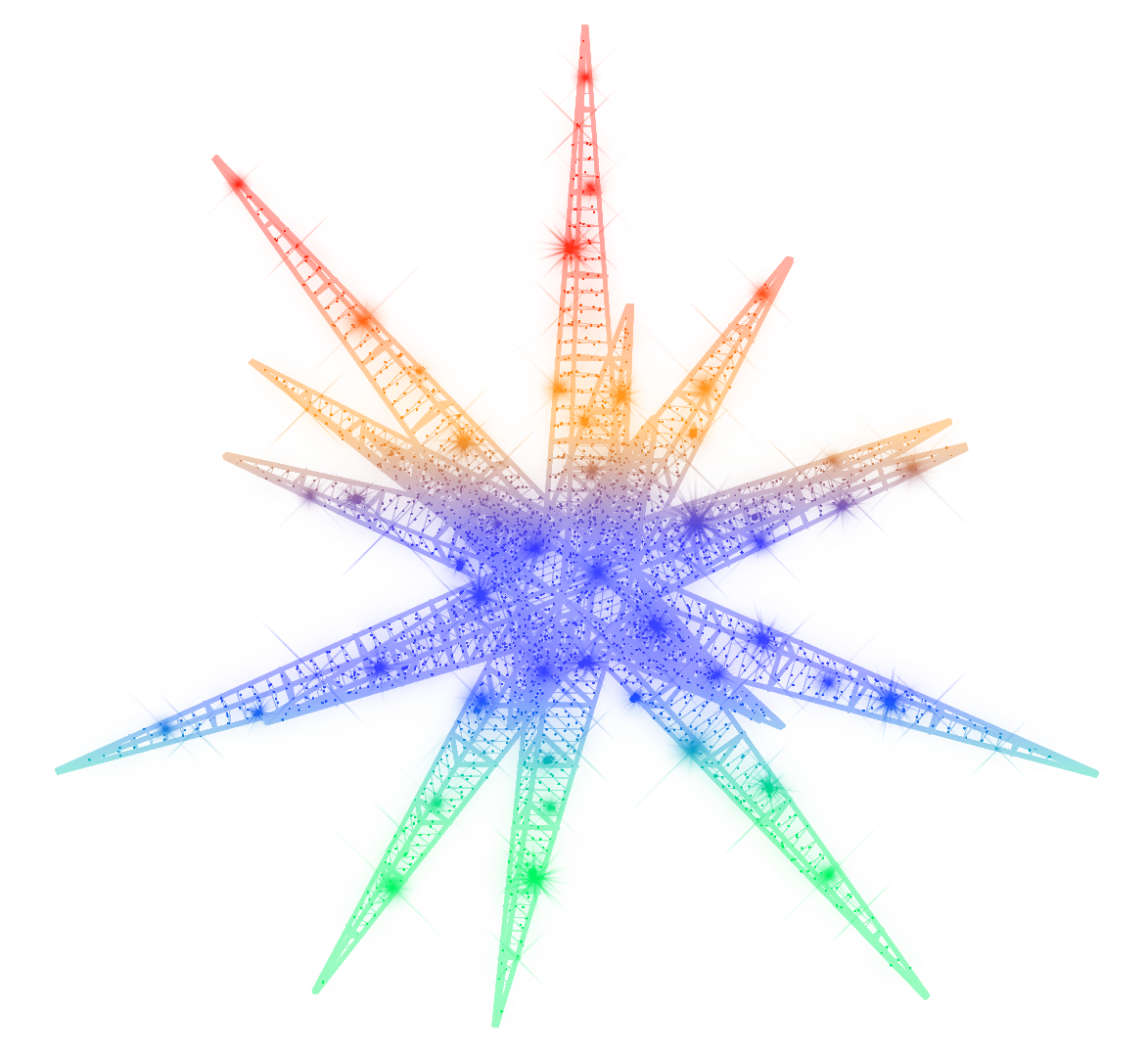 Adjustable colors on Infinity Starburst