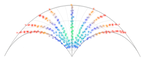 Arch Millesime Crossing Infinity with Color Changing Lights