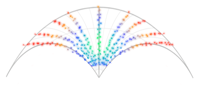 Arch Millesime Crossing Infinity with Color Changing Lights