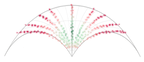 Overhead light display with color changing LED lights