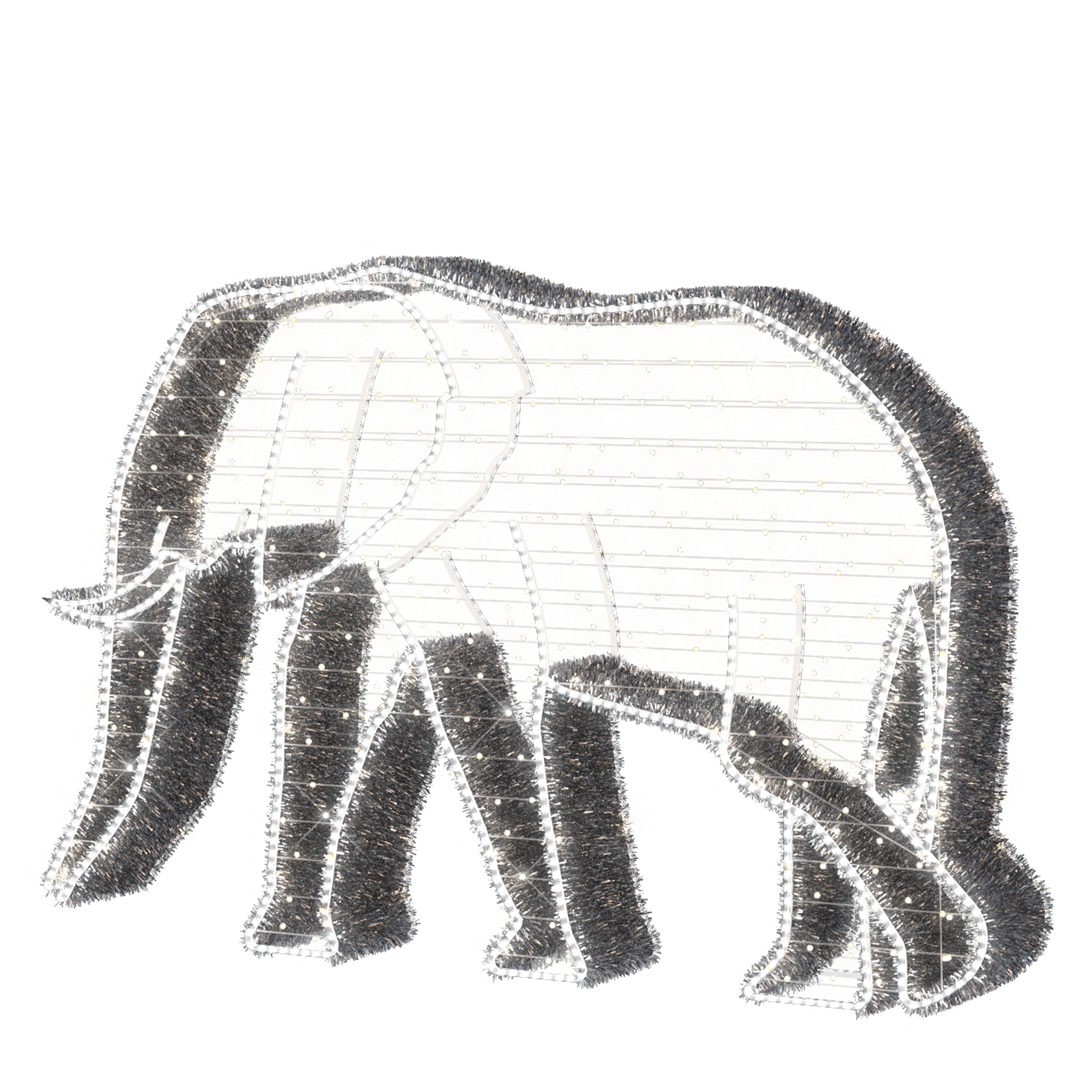 illuminated Majestic Elephant