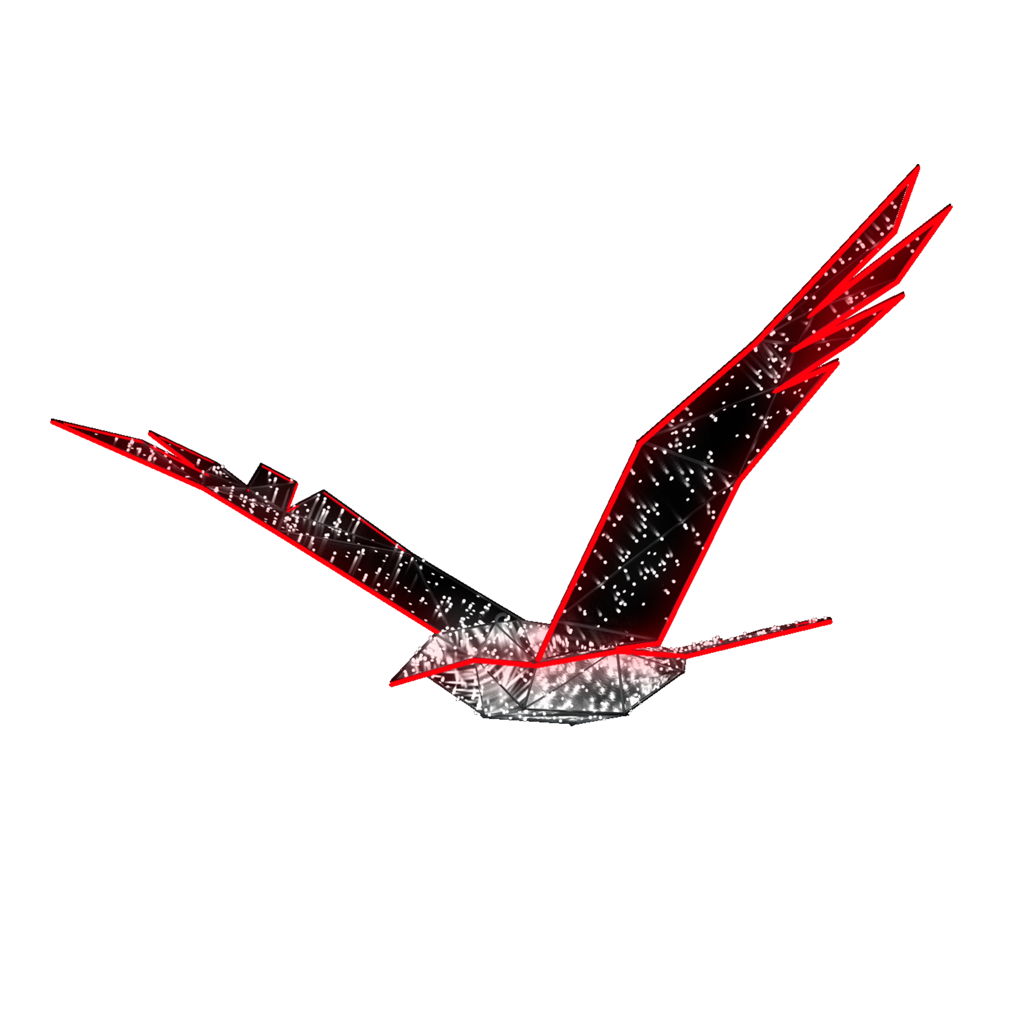Large lighted bird display