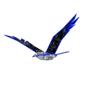 large lighted bird display for zoological gardens