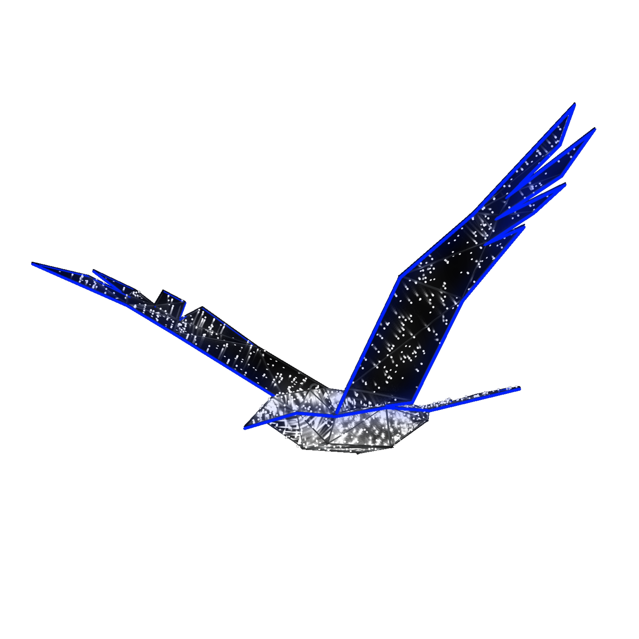 large lighted bird display for zoological gardens