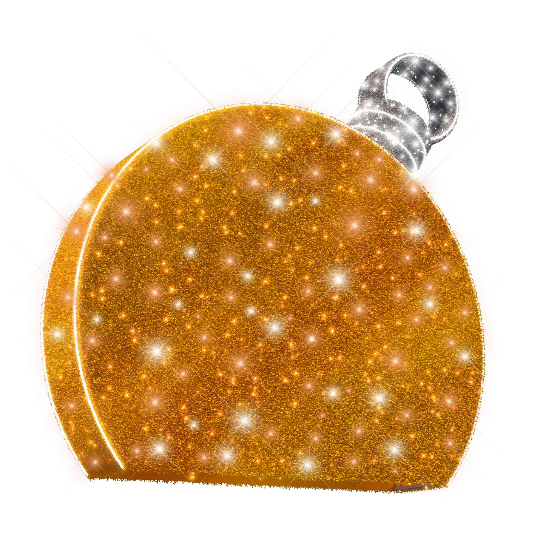 3D Panel Ornament Gold - 11.48ft