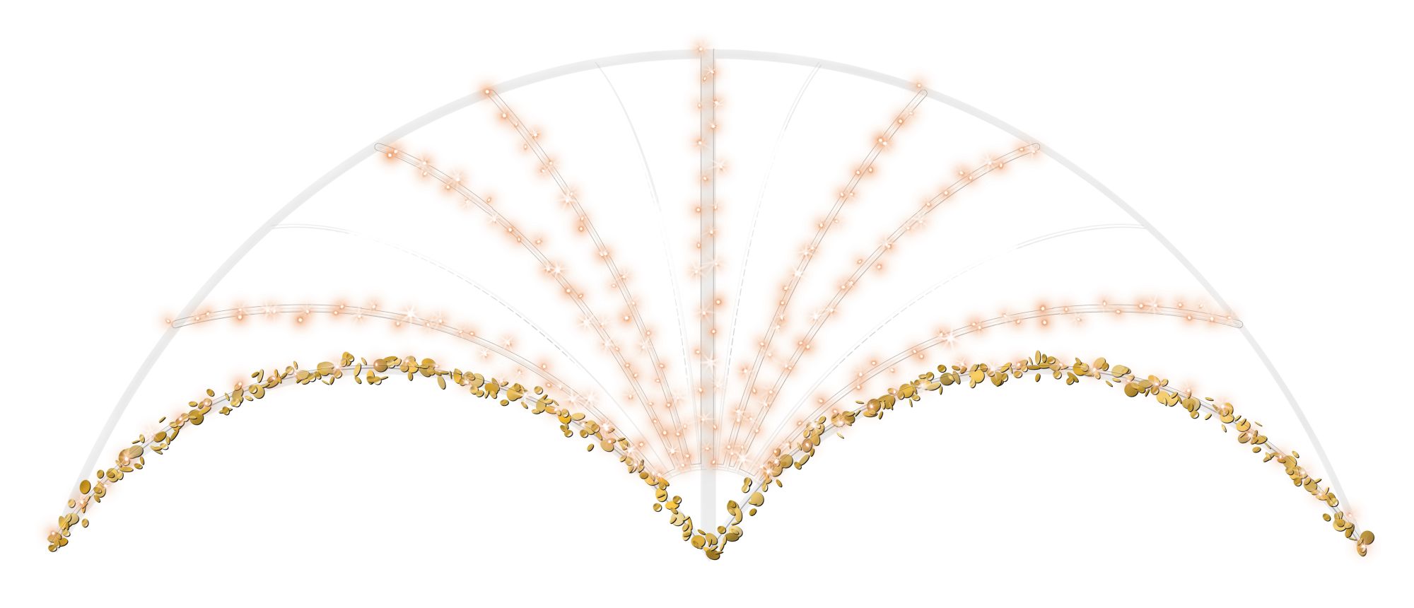 Arch Millesime Crossing for overhead displays