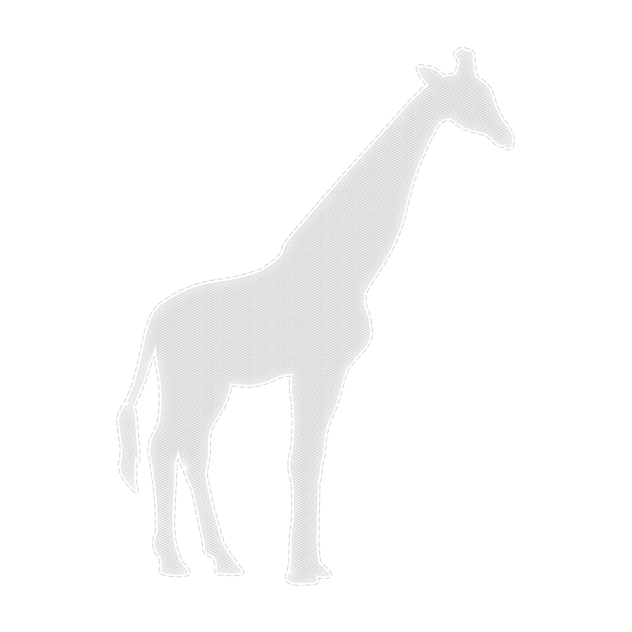 2D Giraffe lighted display