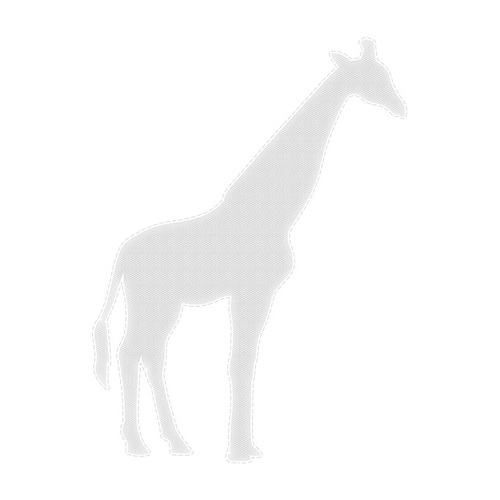 2D Giraffe lighted display