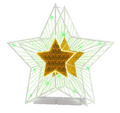 2D/3D Enchanted Green Star - 10.5ft