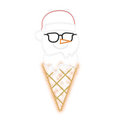 2D Ice Cream Snowman