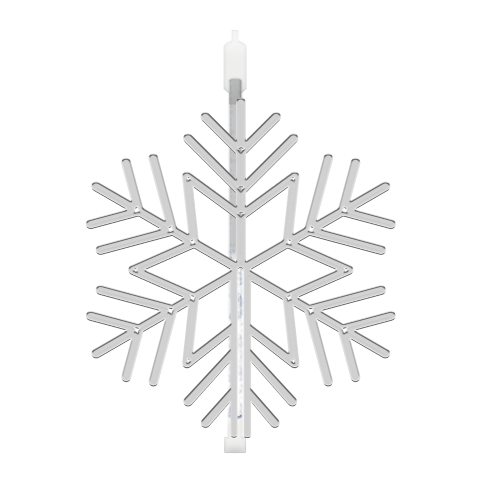 Hanging Snowflake Suspension