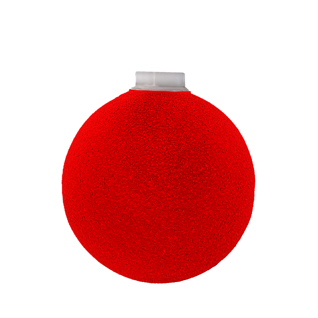 Red Orb Suspension Light