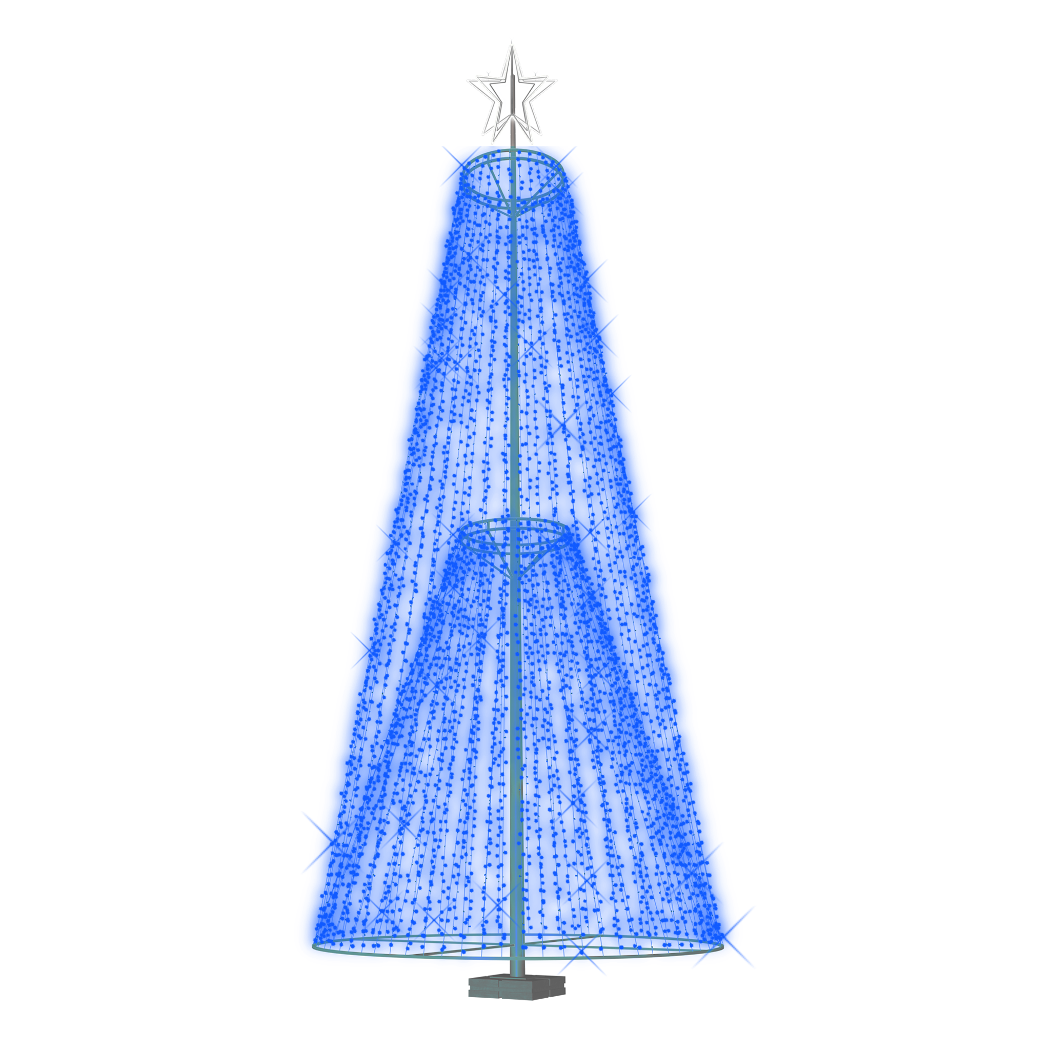 Double Cone Tree (blue) – 32ft