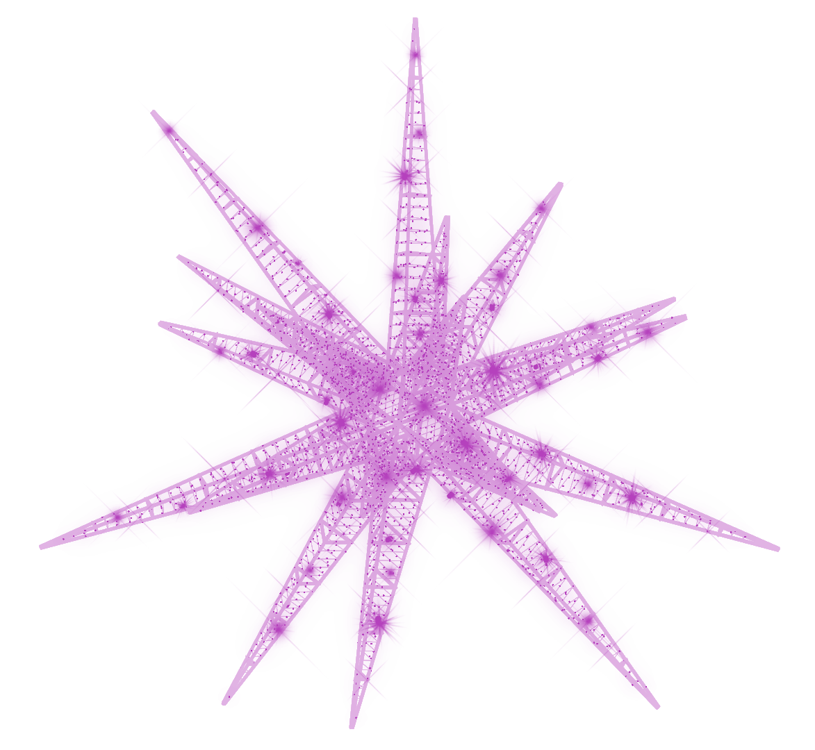 Starburst in Purple