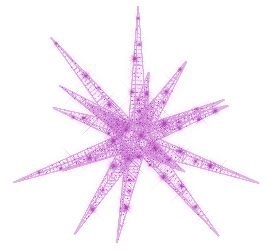 Starburst in Purple