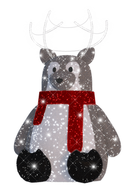 Large Reindeer display over 19ft tall